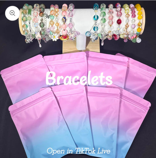 Glass Beads Bracelets Lucky Bags - TikTok Live Opening